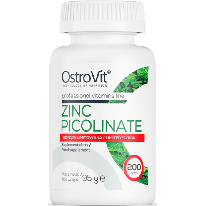 OstroVit Zinc Picolinate 15 mg / Limited Edition - 200 Таблетки